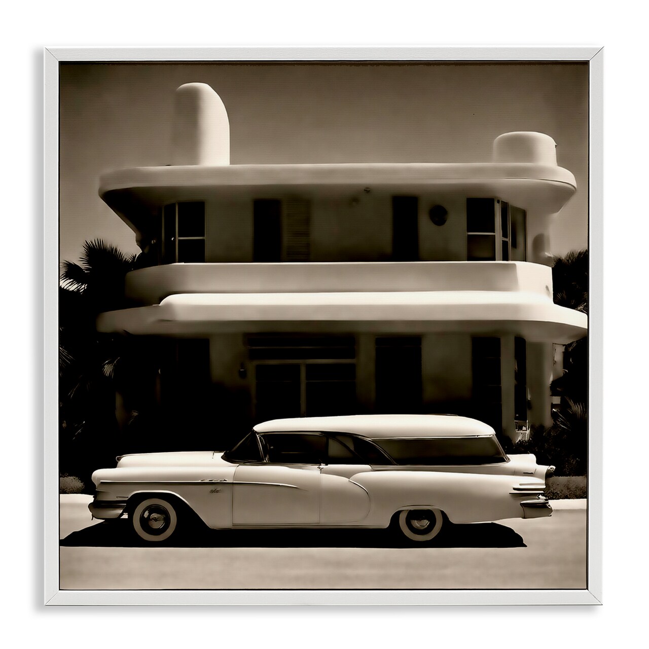 Stupell Industries Sleek Classic Car Framed Giclee Wall Art Design by Noah Bay